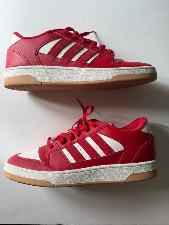 adidas Other - Adidas Men’s Red and White Low-Top Sneakers -Size 12